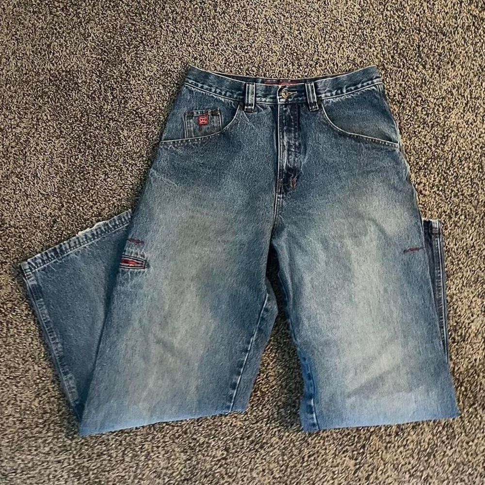 Vintage Streetwear Grunge Punk Skater Y2K Ozick Men's Jeans